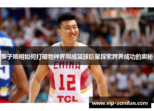 猴子姚明如何打破物种界限成篮球巨星探索跨界成功的奥秘